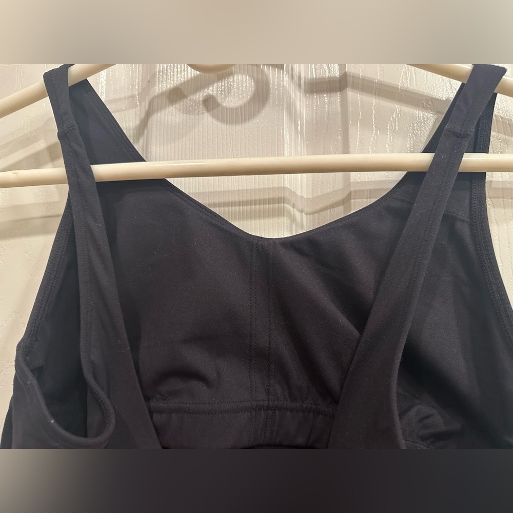Posh Divah Athletic Sleeveless Tank Top, Black.  Size L (fitted) - Picture 6 of 6